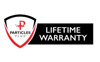 Particles Plus Lifetime Warranty on Particle Counters