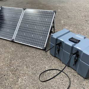 solar panel and battery kit