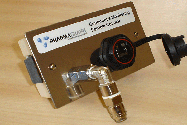 particle counter wall plates