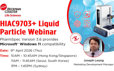 Important HIAC 9703+ Liquid Particle Counter Webinar