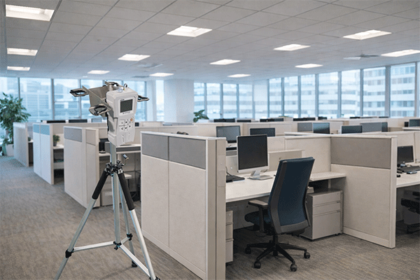 ambient air samplers in office