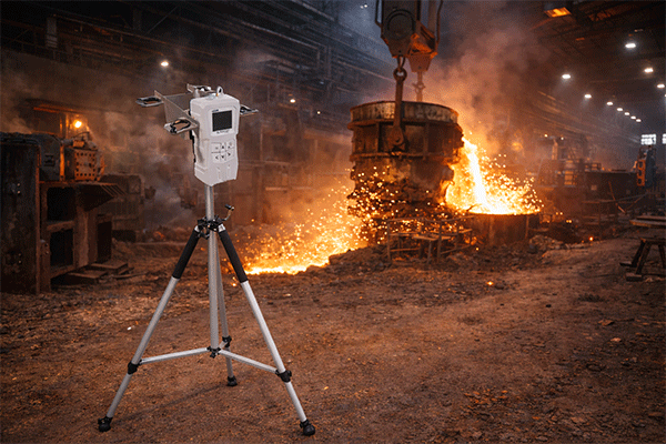 ambient air samplers in smelter