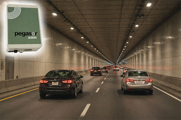 Pegasor Airin used in tunnel