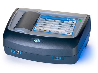 spectrophotometers menu