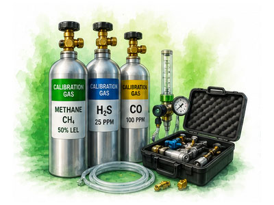 calibration gases menu