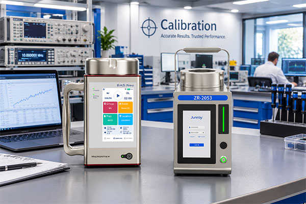 microbial air sampler calibration